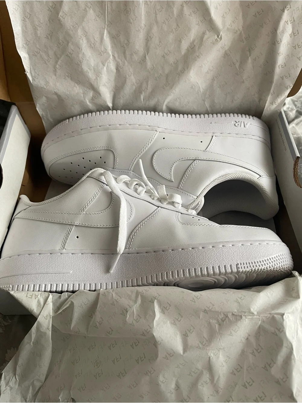 Nike Air Force White Low-Top Leather Sneakers